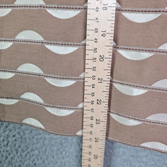 Worth Jacquard Open Front Short Sleeve Structured Jacket Tan Cream 12 Minimalist - Picture 10 of 13